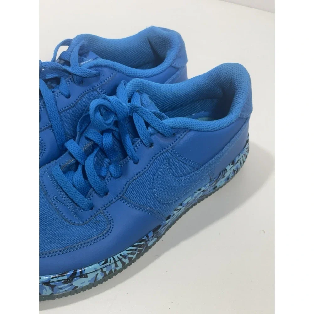Nike Air‎ Force 1 Premium Sz 5.5Y Youth Photo Blue/Gamma Nikelab Safari 748981